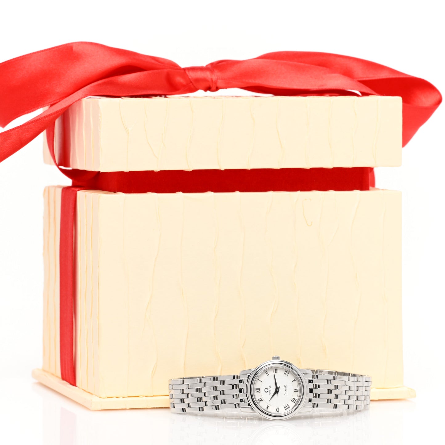 Stainless Steel 22mm De Ville Quartz Watch 4570.33