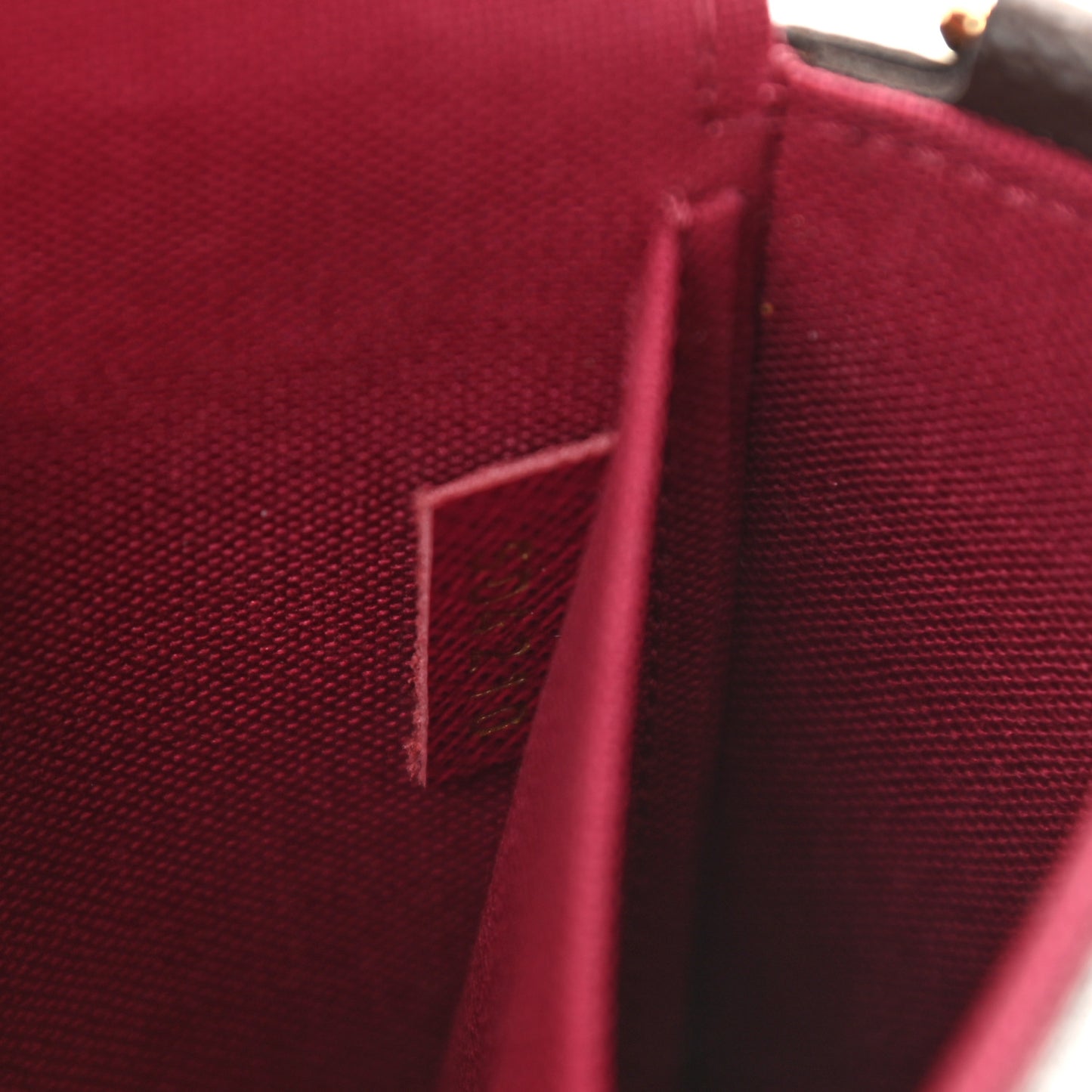 Monogram Pochette Felicie Chain Wallet Fuchsia