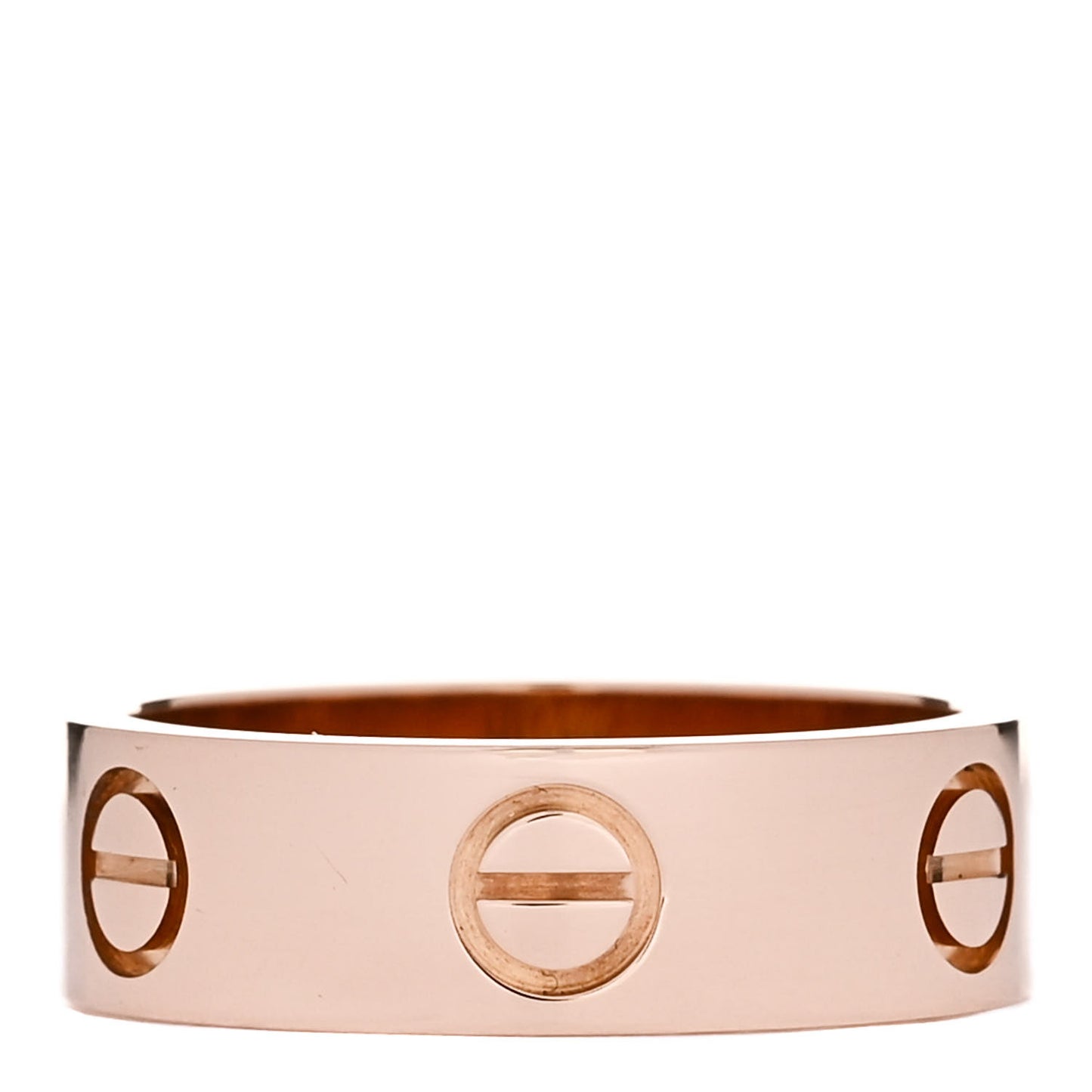 18K Pink Gold 5.5mm LOVE Ring 50 5.25