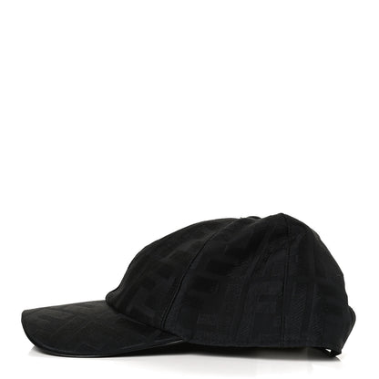 Fendi Silk Jacquard FF Baseball Hat Black 3 of 7