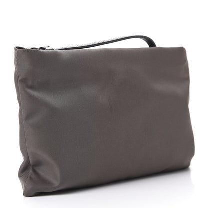 Prada Tessuto Nylon Saffiano Wristlet Fumo 4 of 15