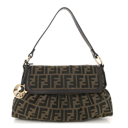Fendi Zucca Small Chef Shoulder Bag Tobacco 1 of 10
