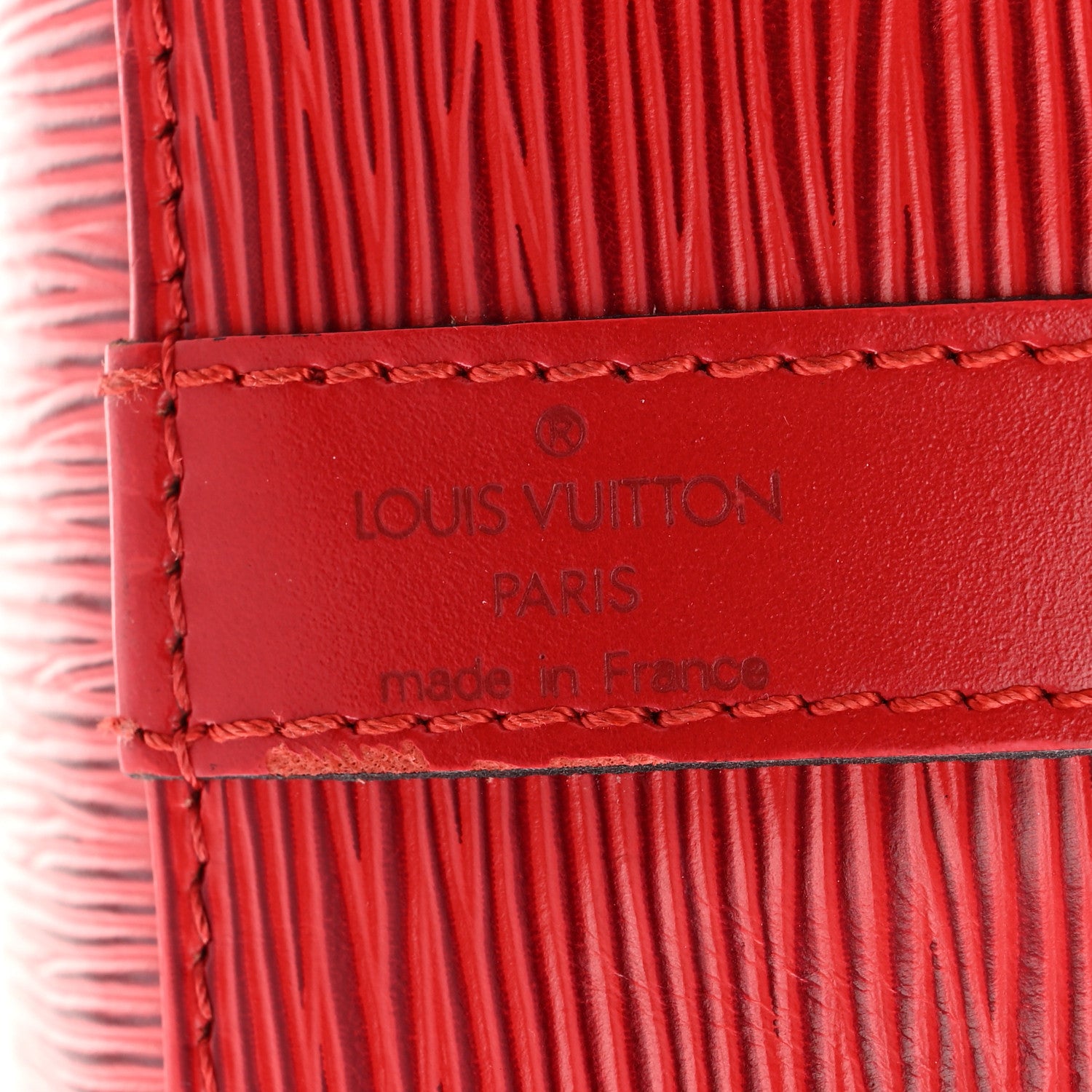 Louis Vuitton Epi Petit Noe Castillan Red 6 of 9