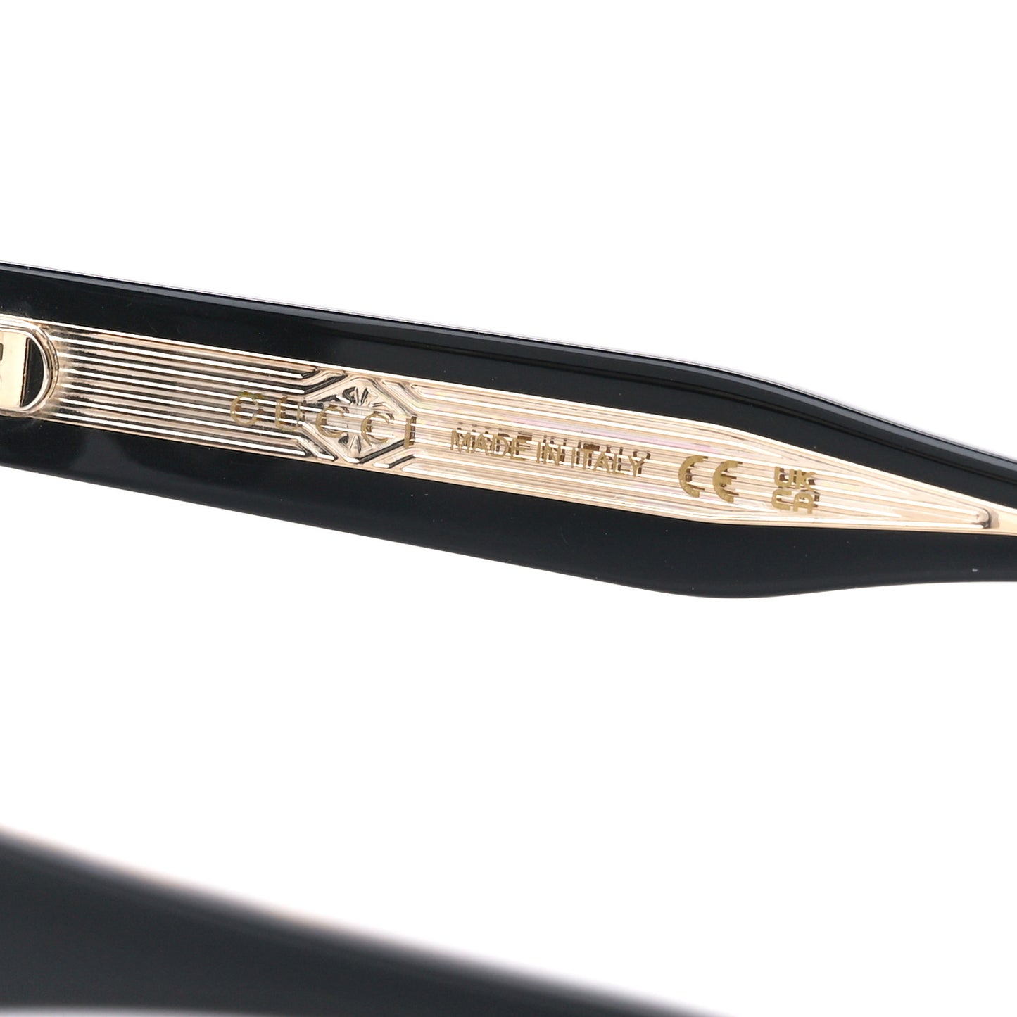 Acetate Round Sunglasses GG1081S Black