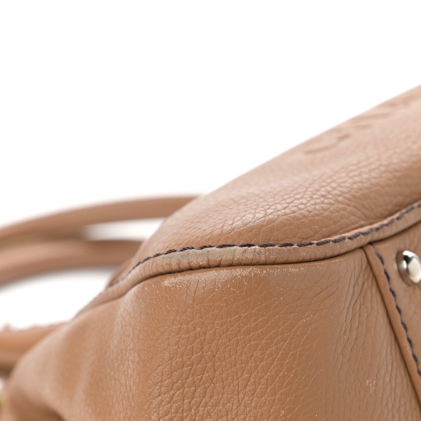 Calfskin Small Tassel Bowler Light Brown