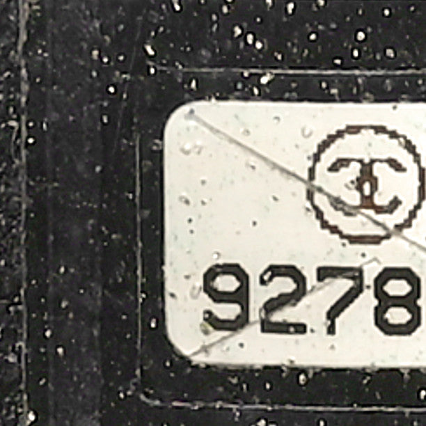 Calfskin CC Stitched Small Hobo Black