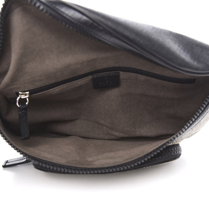 Gucci GG Supreme Monogram Belt Bag Black 4 of 9