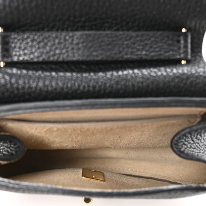 Chloe Grained Lambskin Nano Drew Shoulder Bag Black 5 of 10