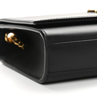 Saint Laurent Smooth Calfskin Medium Classic Monogram Kate Tassel Satchel Black 7 of 8