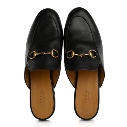 Gucci Calfskin Womens Princetown Slippers 38 Black 2 of 12