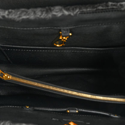 Louis Vuitton Astrakhan Capucines MM Gray 7 of 12
