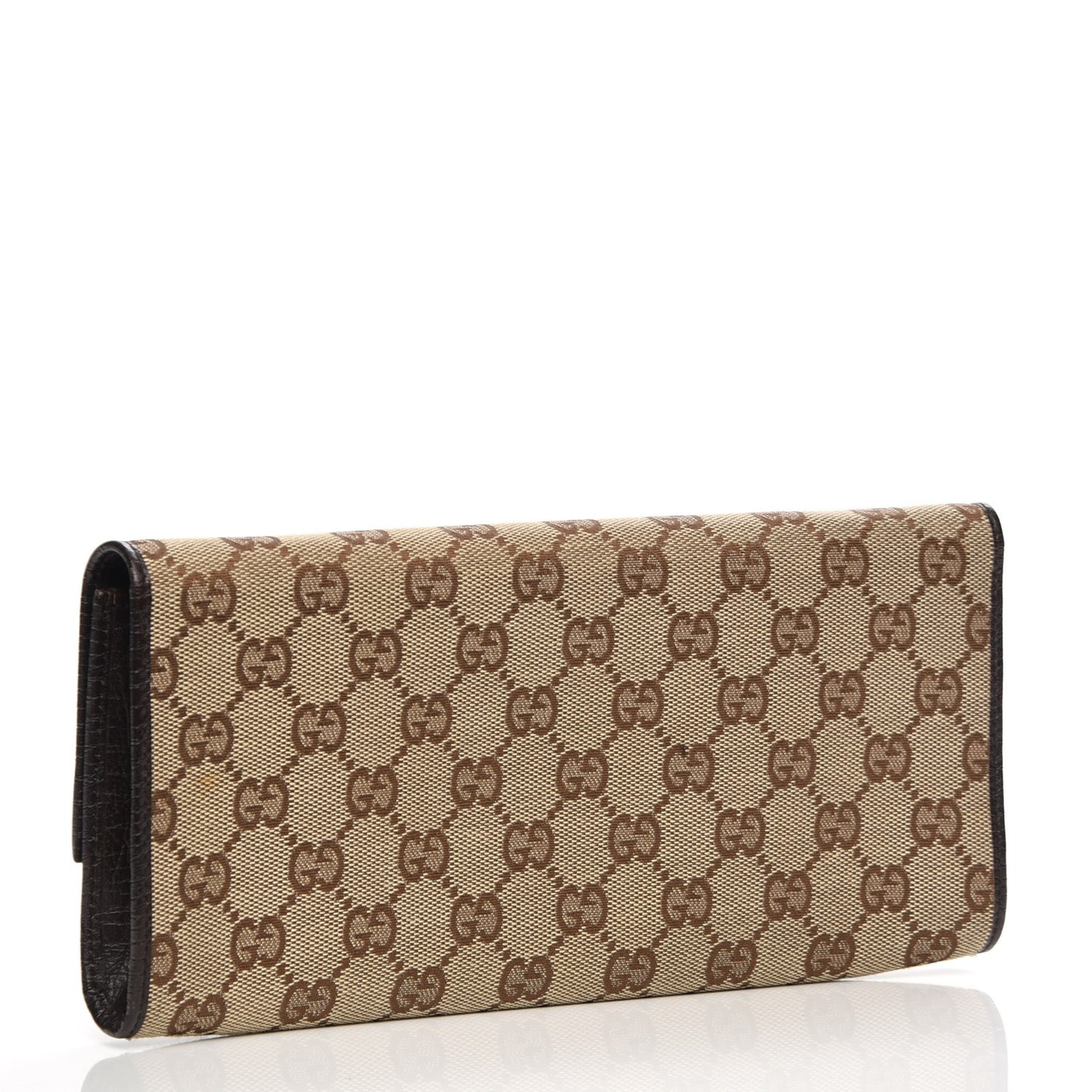 Monogram Bamboo Bar Clutch Brown