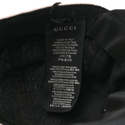 Gucci Gabardine Gucci Headband Baseball Hat L Black 8 of 10