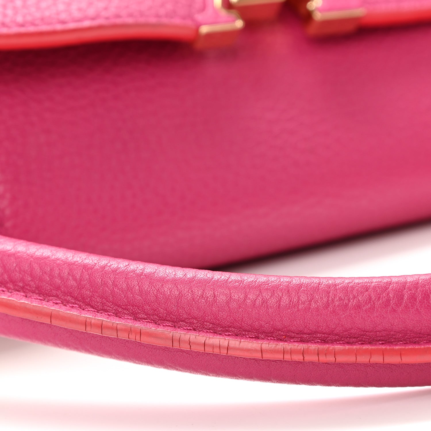 Louis Vuitton Taurillon Capucines MM Hibiscus Flamingo 12 of 12