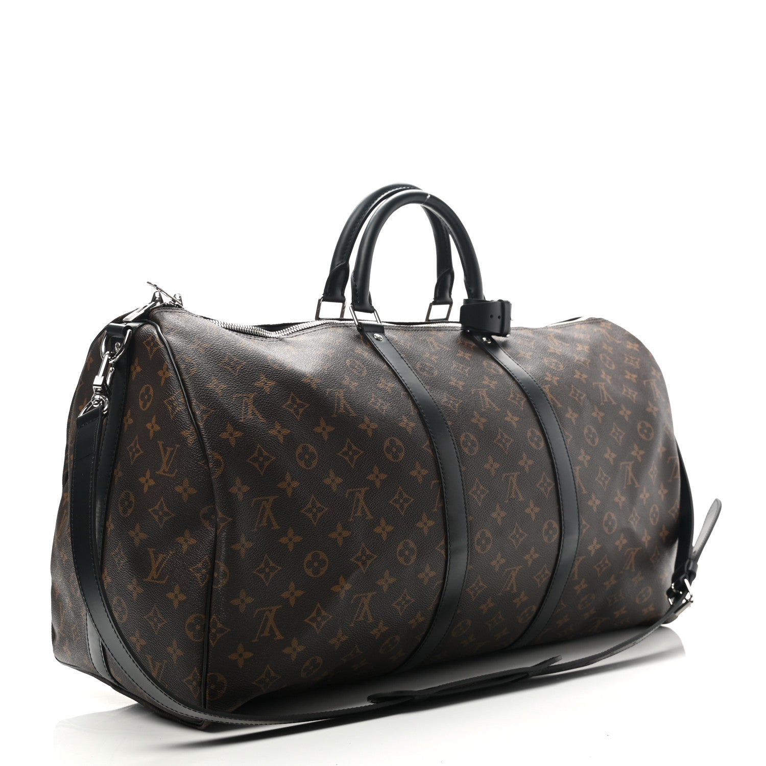 Louis Vuitton Monogram Macassar Keepall Bandouliere 55 3 of 16