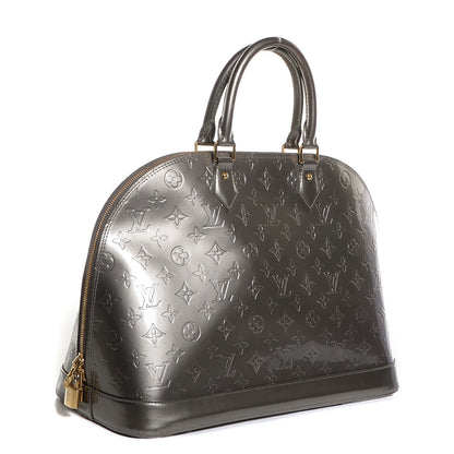 Louis Vuitton Vernis Alma GM Gris Art Deco 3 of 7