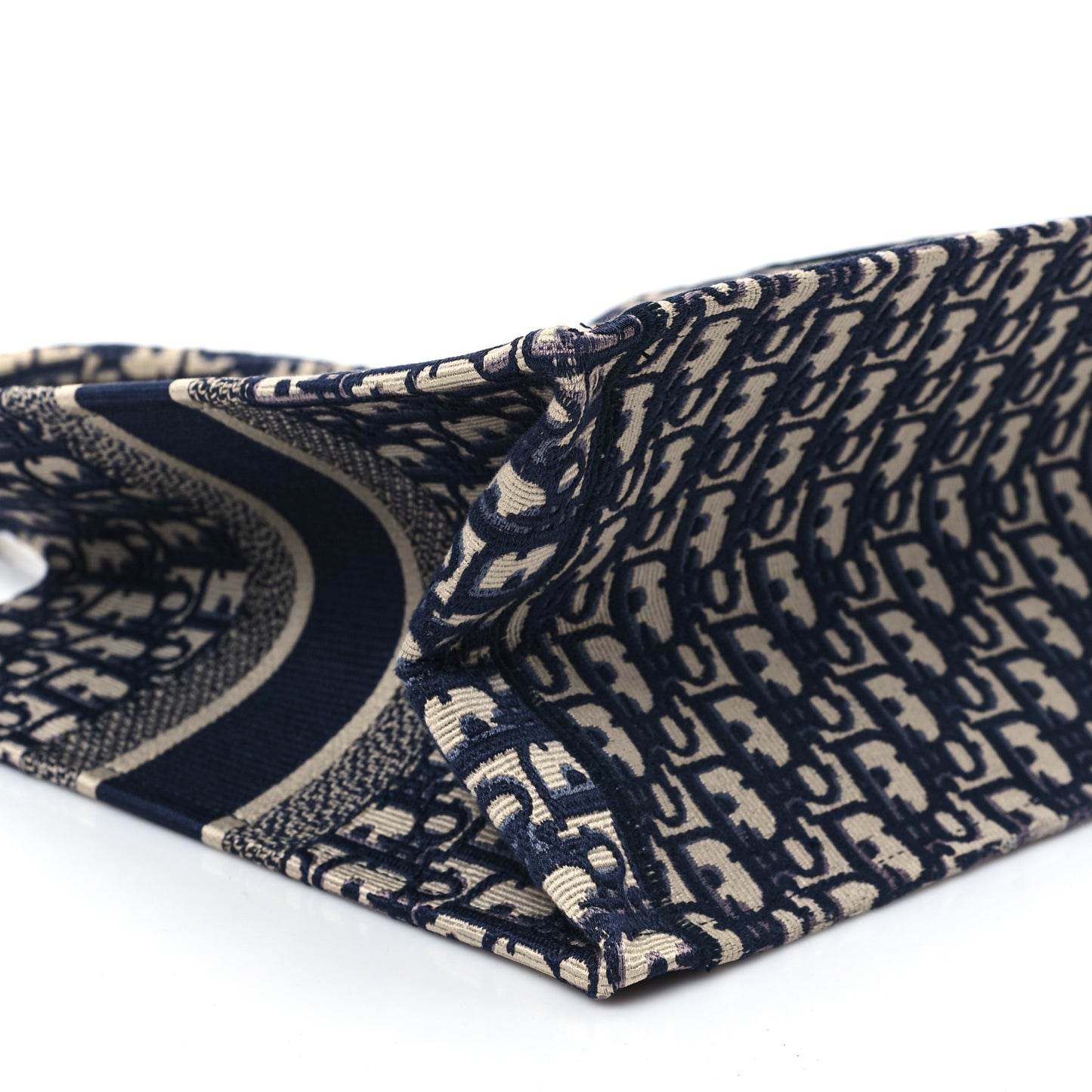 Oblique Medium Book Tote Blue Multicolor