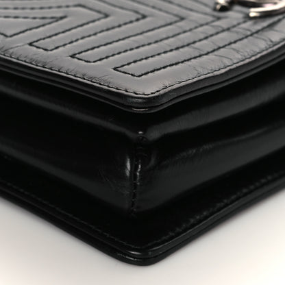 Chanel Glazed Calfskin Quilted Small Korean Garden Flap Black 9 of 10