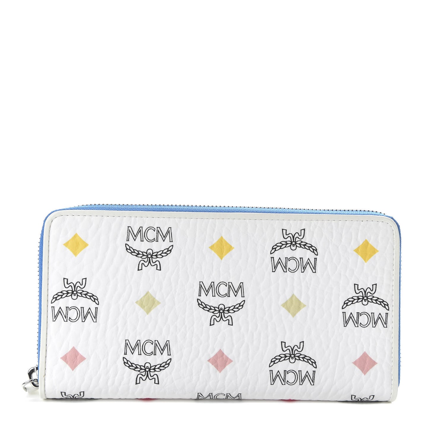 Skyoptic Visetos Zip Around Wallet Diamond White