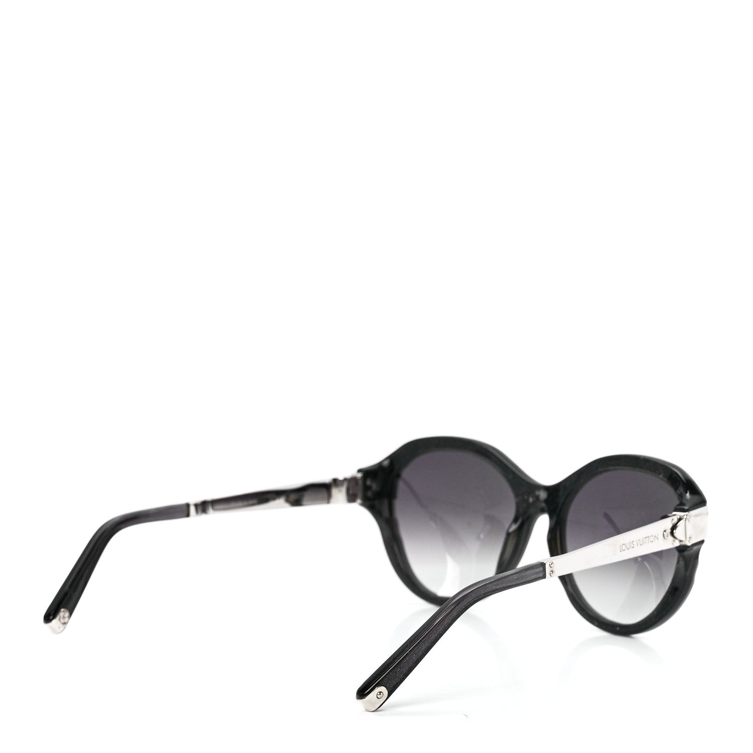 Louis Vuitton Acetate Petit Soupcon Cat Eye Sunglasses Z0489W Black 4 of 9