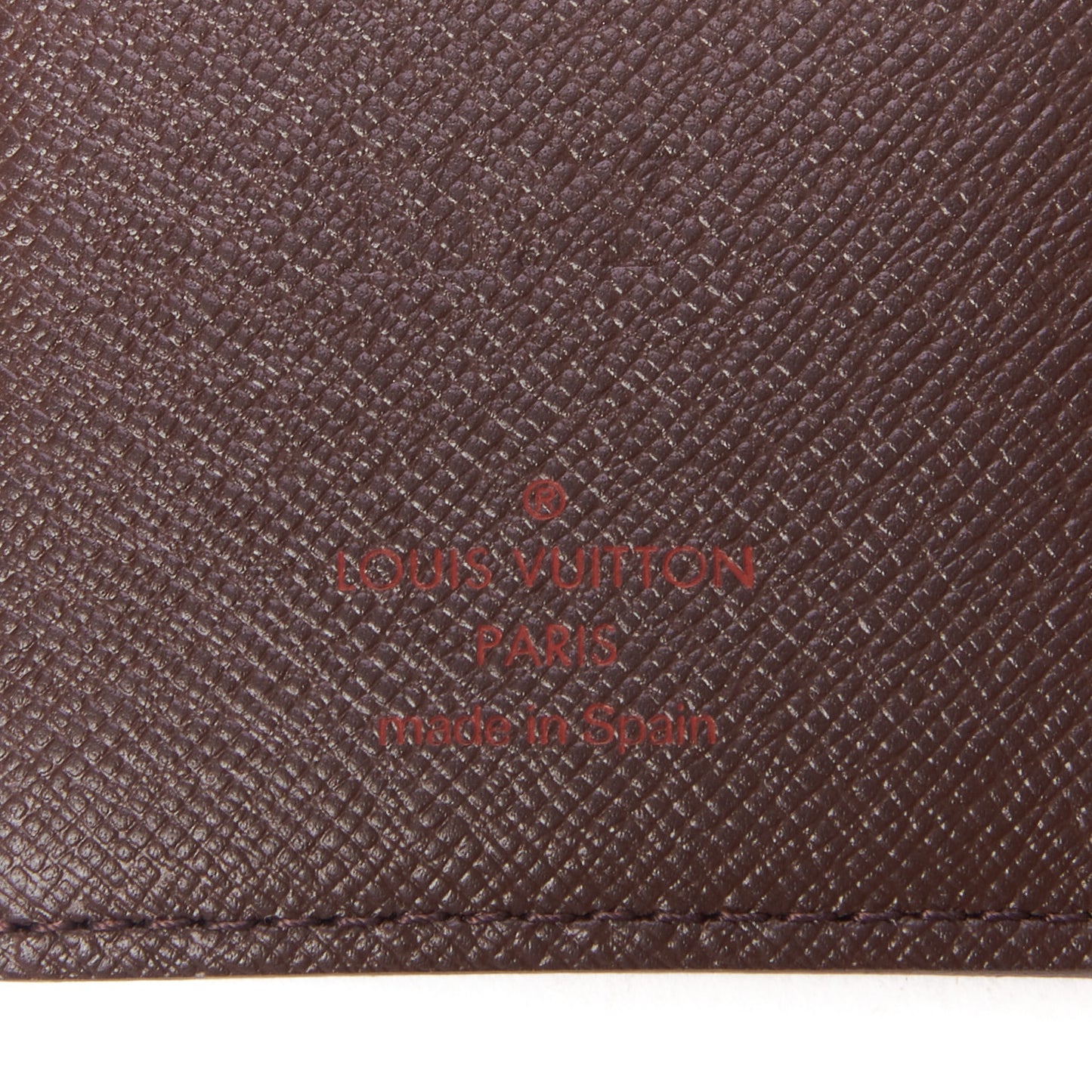 Damier Ebene Small Ring Agenda Cover