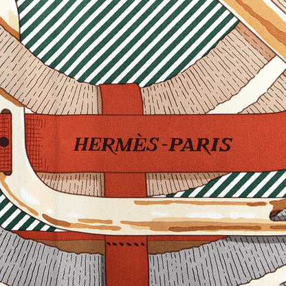 Hermes Silk Mors A Jouets Chemise Scarf 90 4 of 6