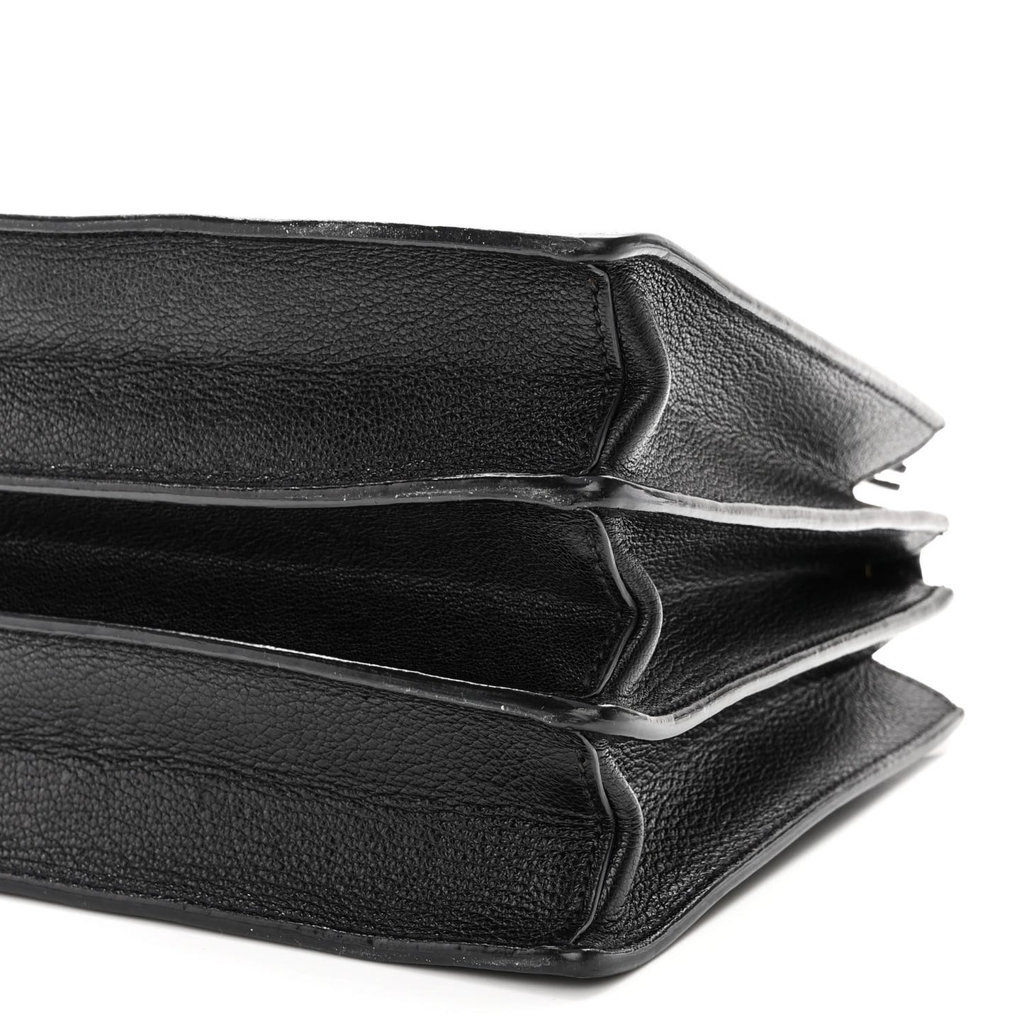 Goatskin Madras Tote Black