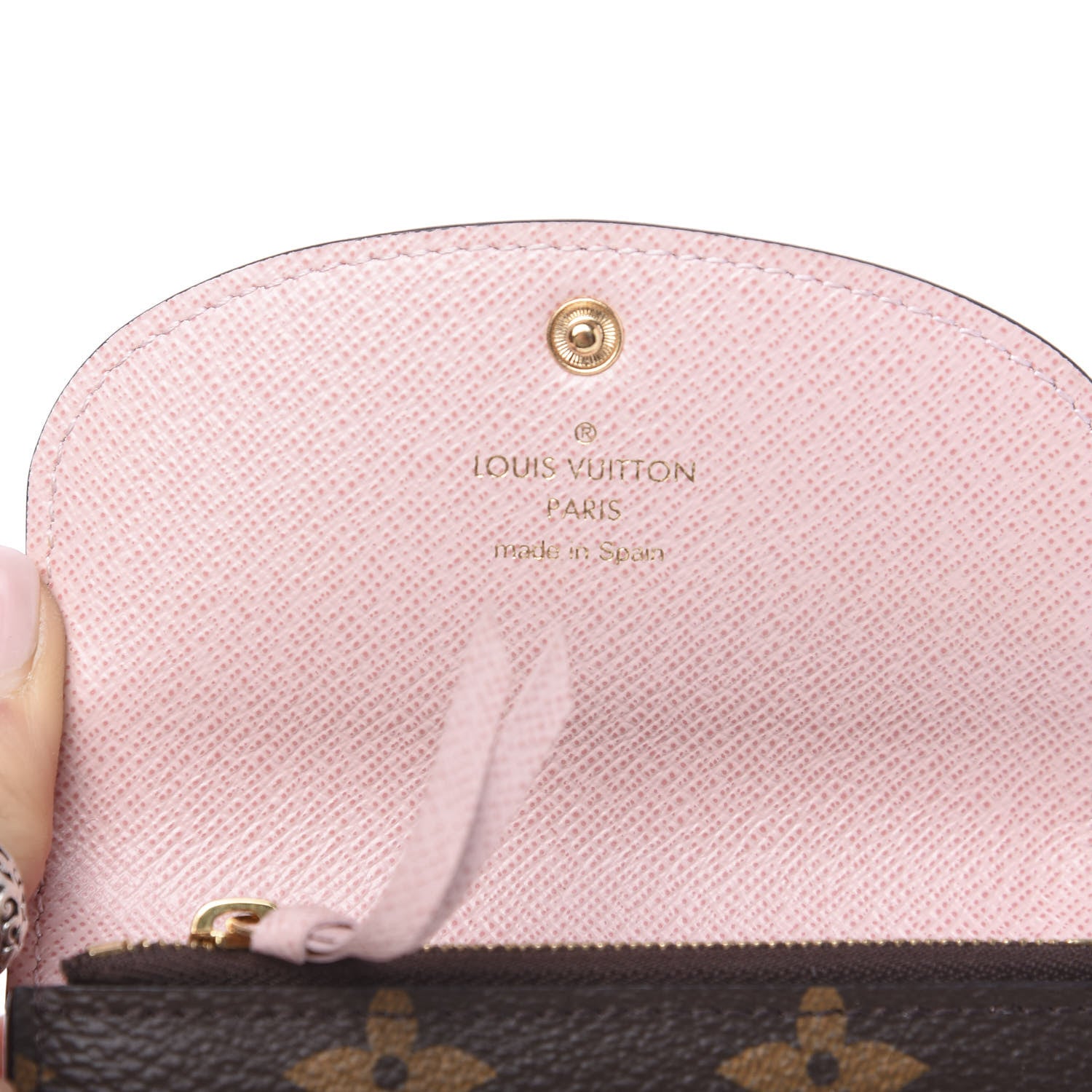 Louis Vuitton Monogram Rosalie Coin Purse Rose Ballerine 5 of 7