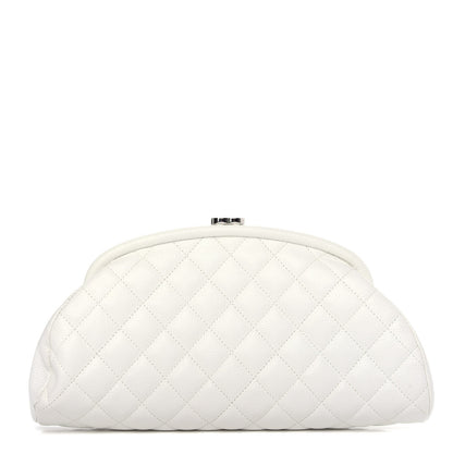 Chanel Caviar Quilted Timeless Clutch White 1 of 10