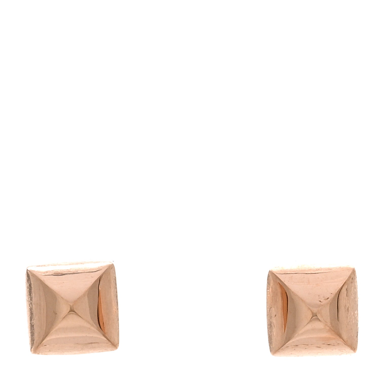 Hermes 18K Rose Gold Clou d'H Earrings 1 of 5
