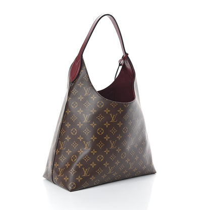 Louis Vuitton Monogram Flower Hobo Bordeaux 2 of 9