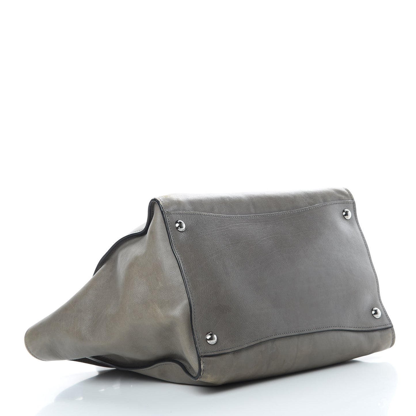 Glace Calf Twin Pocket Tote Marmo
