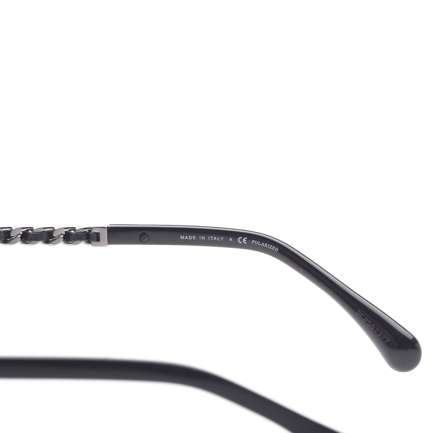 Chanel Polarized Pilot Winter Sunglasses 4219-Q Black 6 of 7