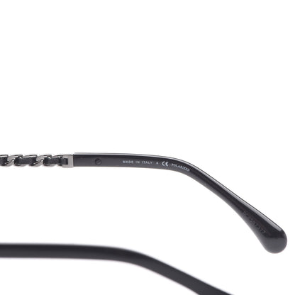 Chanel Polarized Pilot Winter Sunglasses 4219-Q Black 6 of 7