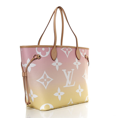 Louis Vuitton Monogram Giant By The Pool Neverfull MM Light Pink 3 of 12