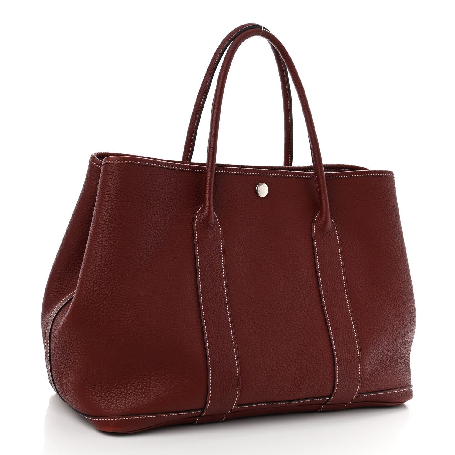 Hermes Negonda Garden Party Tote 36 MM Rouge H 3 of 10