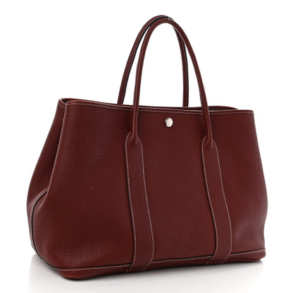 Hermes Negonda Garden Party Tote 36 MM Rouge H 3 of 10