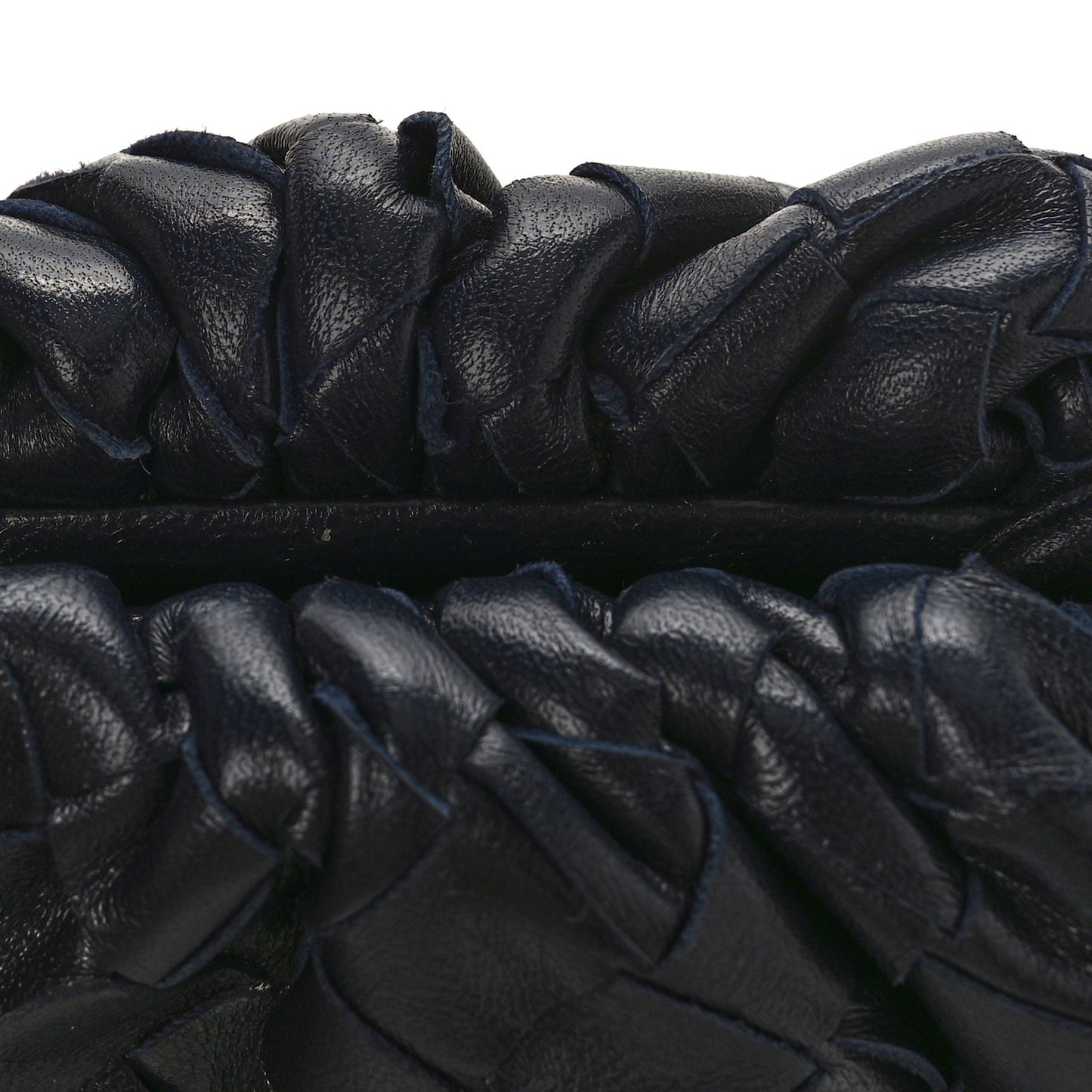 Nappa Intrecciato The Mini Pouch Navy