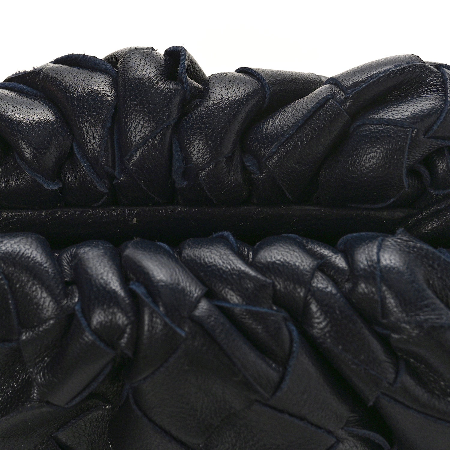 Bottega Veneta Nappa Intrecciato The Mini Pouch Navy 6 of 9
