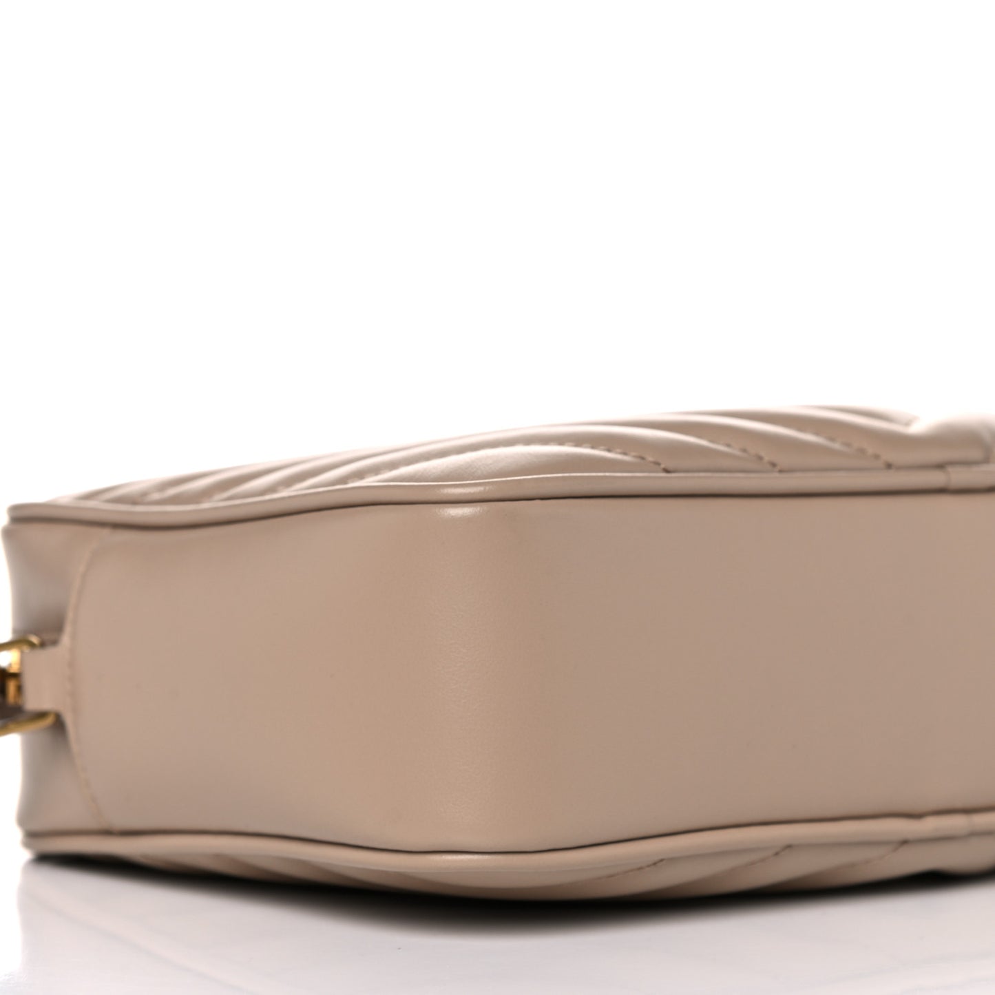 Calfskin Matelasse Monogram Lou Camera Bag Dark Latte
