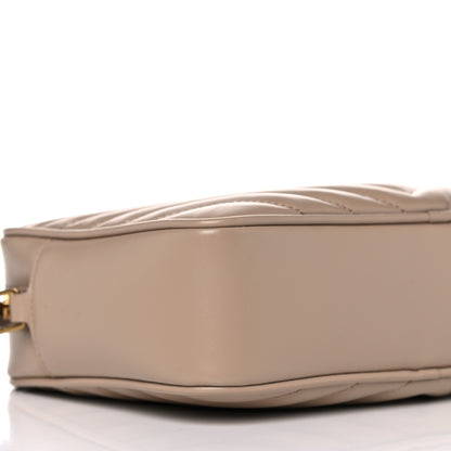 Saint Laurent Calfskin Matelasse Monogram Lou Camera Bag Dark Latte 8 of 9