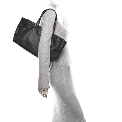 Chanel Calfskin Cerf Shopper Tote Black 2 of 10