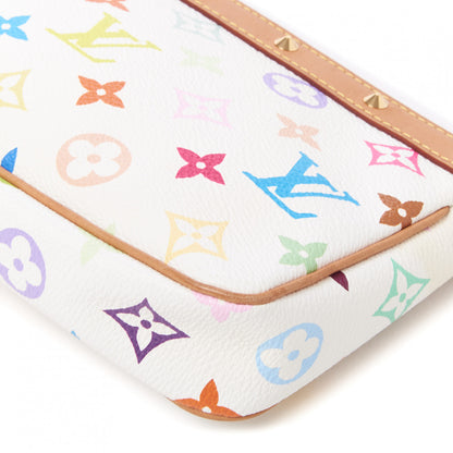 Louis Vuitton Monogram Multicolor Pochette Accessories White 4 of 7