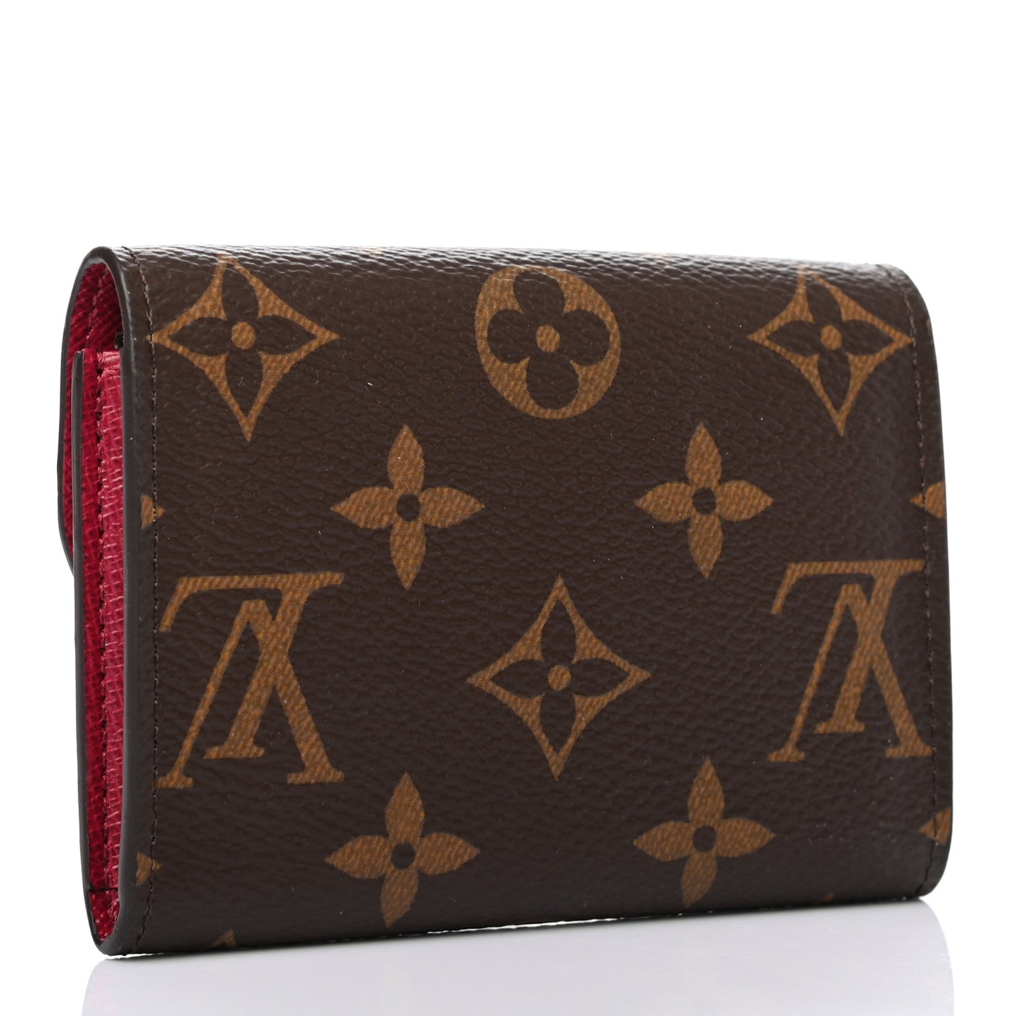 Monogram Rosalie Coin Purse Fuchsia