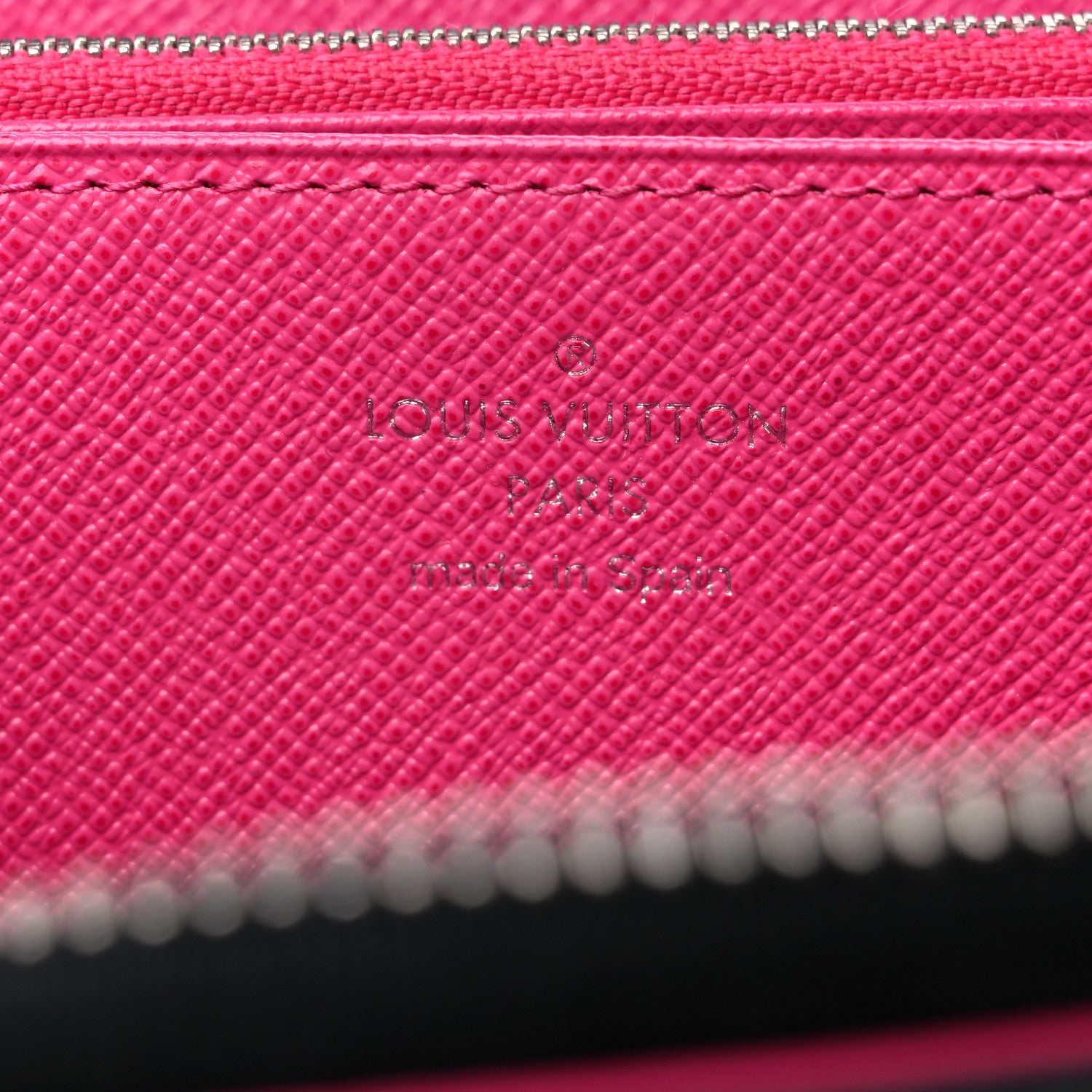 Louis Vuitton Epi Zippy Wallet Black Hot Pink 6 of 13