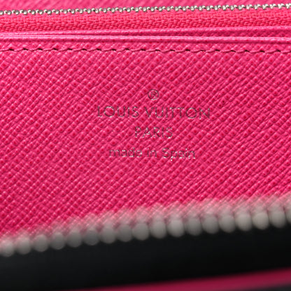 Louis Vuitton Epi Zippy Wallet Black Hot Pink 6 of 13