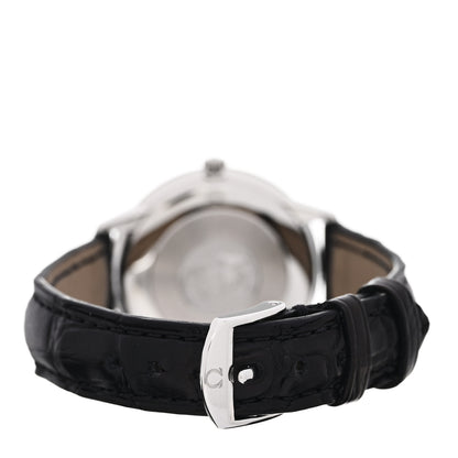 Omega Stainless Steel Alligator 30mm De Ville Prestige Quartz Watch Silver 434.10.30.60.06.001 3 of 5