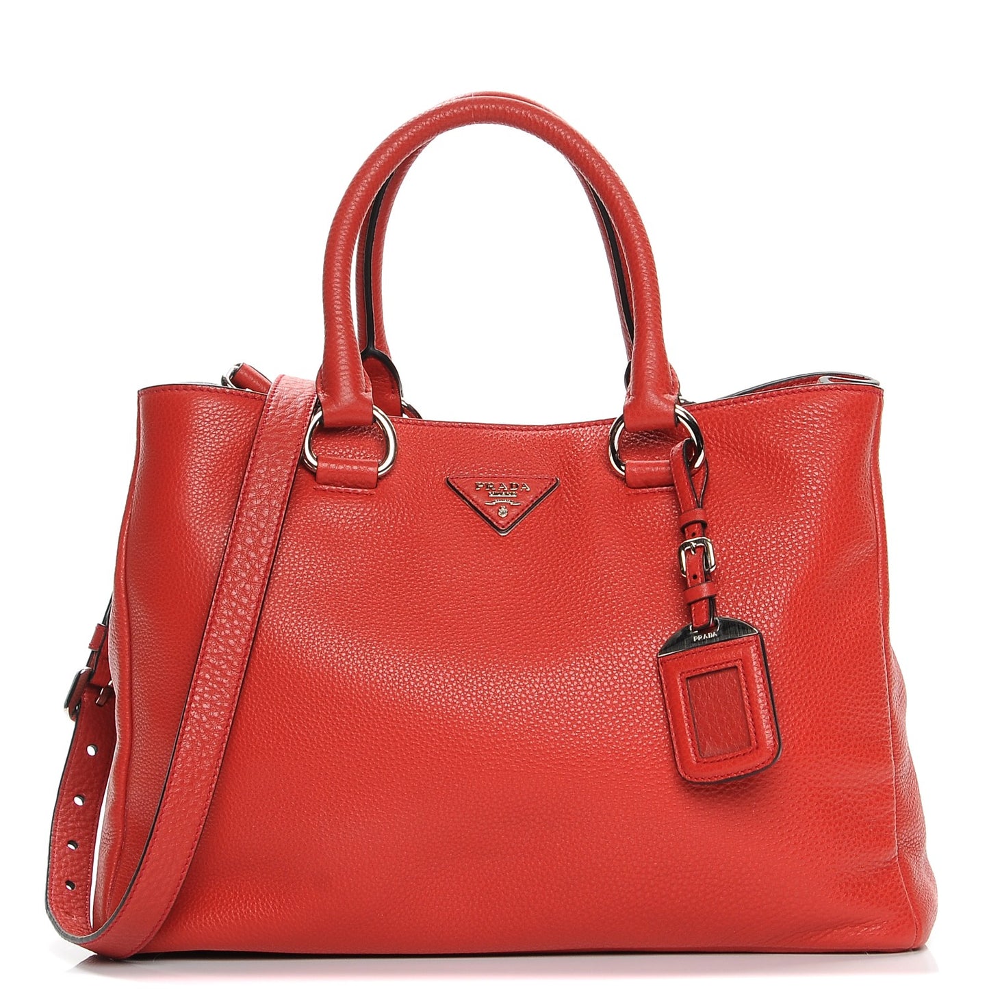 Vitello Daino Tote Rosso