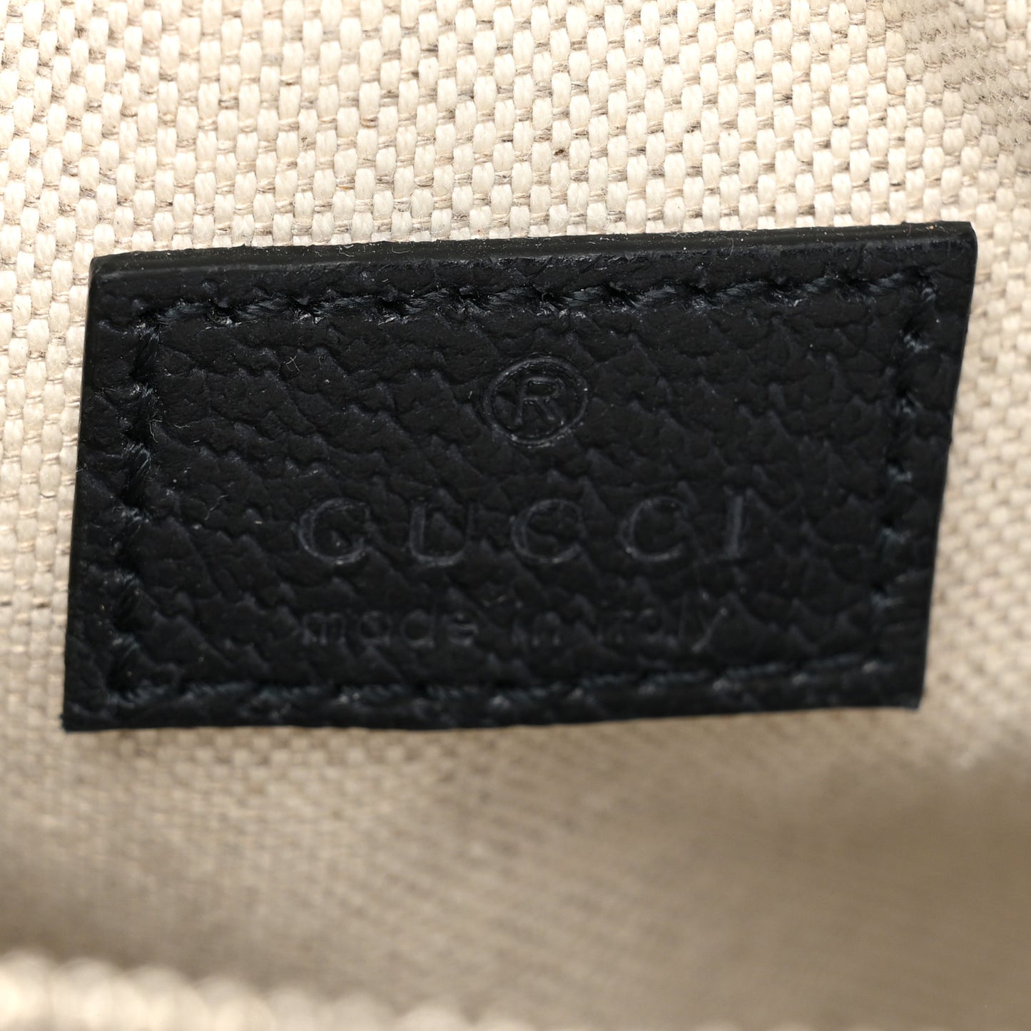 GG Supreme Monogram Textured Calfskin Web Mini Ophidia Messenger Beige Blue