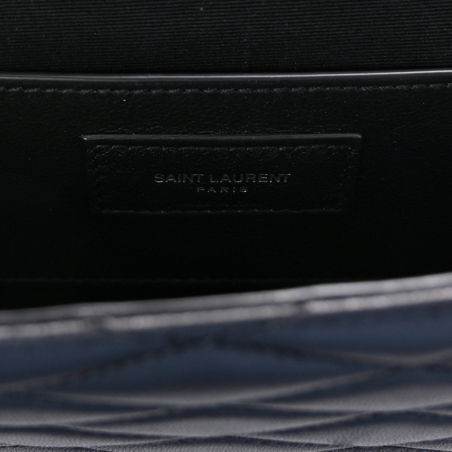 Lambskin Quilted Kate Clutch Black